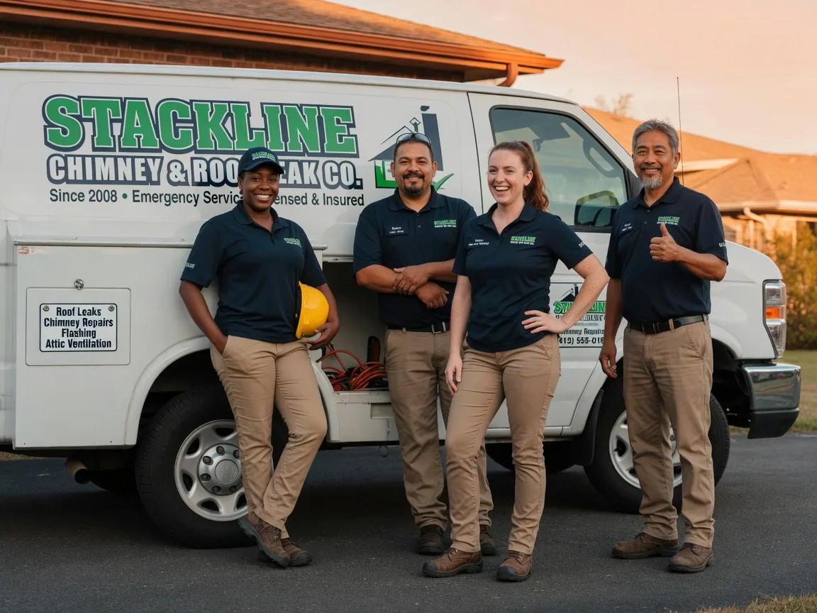 Chimney flashing repair company in Boling, TX